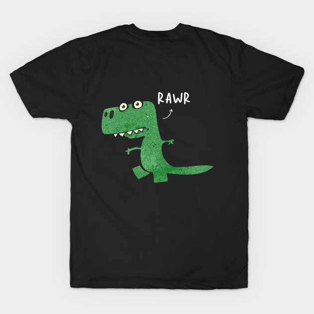 Green Dinosaur Rawr Pet Cute Funny Happy Sarcastic Spiritual Animal Birthday Gift by EpsilonEridani